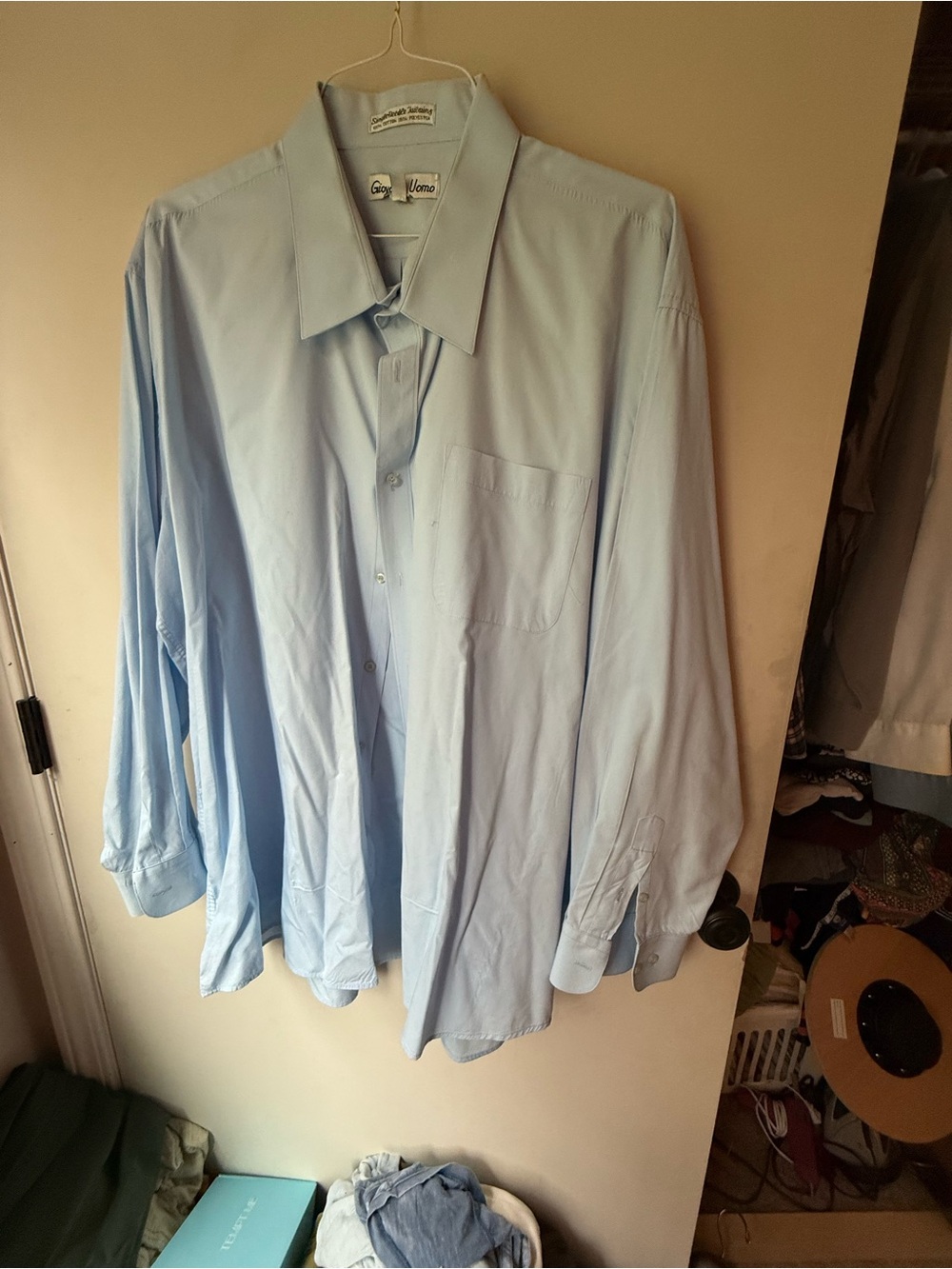 Light Blue Long-Sleeve Dress Shirt -